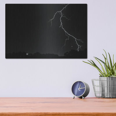 'Lightning Crashes' by SD Smart, Metal Wall Art