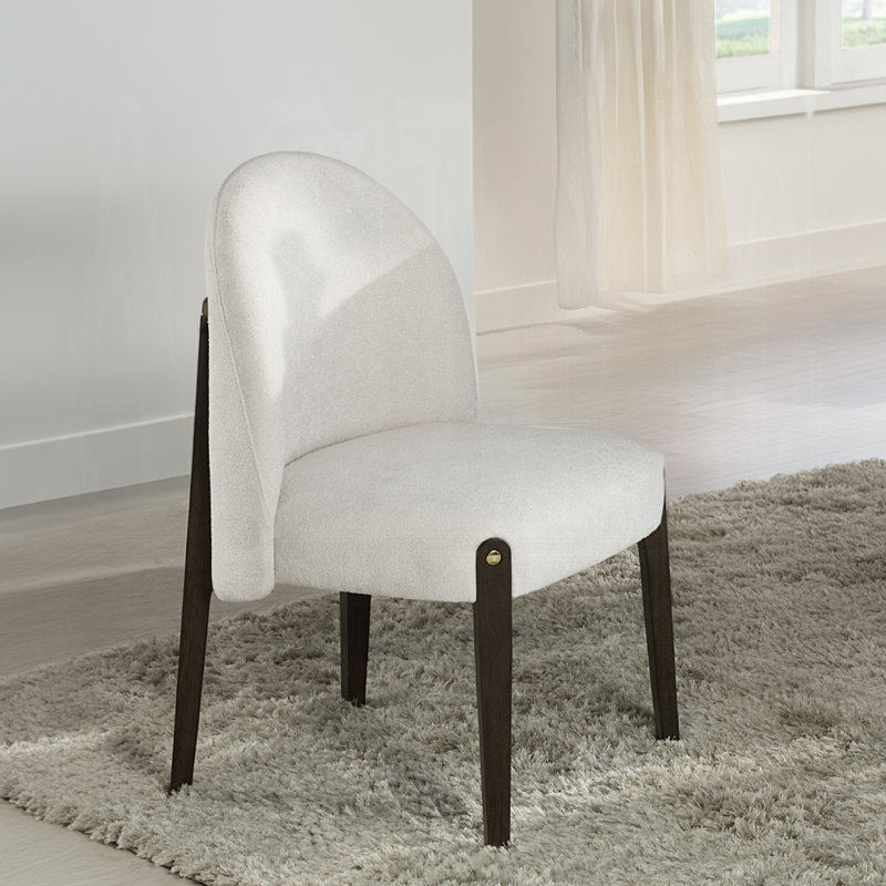 Chaise d'appoint Clayten (lot de 2), Beige