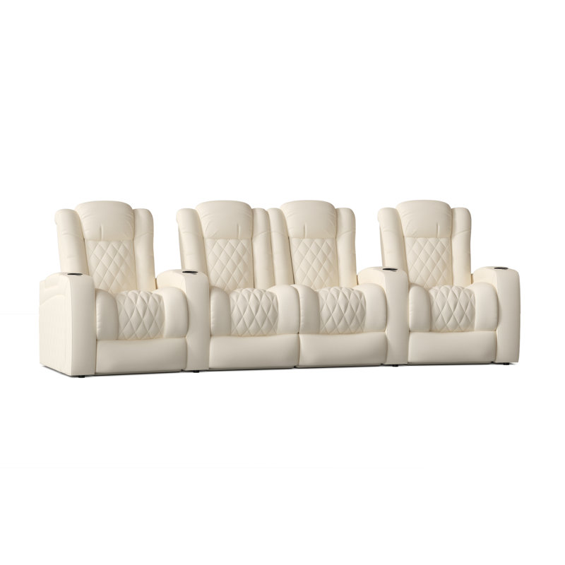 Sièges configurables home theater (rangée de 4), Polaire luxueux