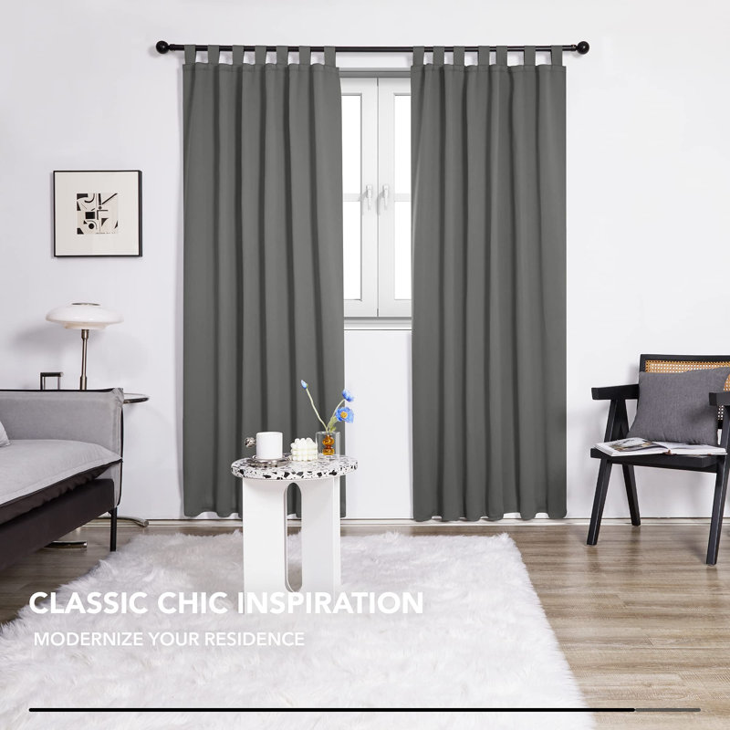 Pura Blackout Curtain Pair, 52cm Width x 214cm Drop