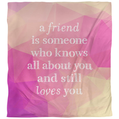 Housse de couette Love and Friendship Quote