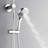 FORNO ACQUA AcquaSPA Retrofit Shower, Overhead Rainfall, 8 Inch Shower Head, Handheld Shower Head, Body Jets, 6 Function Diverter, 1.8 GPM Flow Rate-116472676
