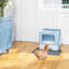 Plastic Enclosed Litter Box with Scoop-1327451767