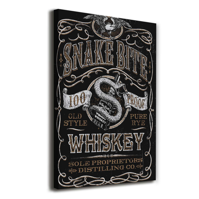 Whiskey - Wrapped Canvas Print