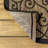 Haggerty Vintage Filigree Textured Weave Black/Khaki Indoor/Outdoor Rug-1909955198
