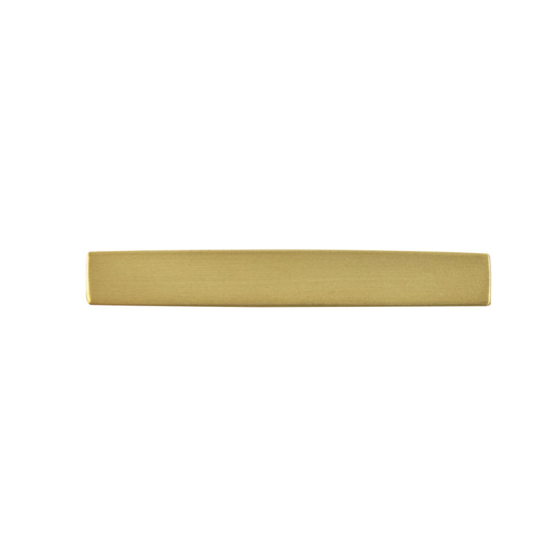 Channel Collection Knob 3 Inch x 1/2 Inch, Brushed Golden Brass