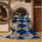 Machine Washable Checkered Gray Area Rug-393896385