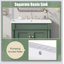 Meuble-lavabo 24 po avec lavabo supérieur, meuble de rangement moderne à 2 niveaux, meuble-lavabo simple, grandes tablettes de rangement (Remplacer SW000102AAF)-1155197212