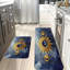 Tapis de cuisine bleu marine Sun Moon, 2 pièces pour décoration céleste