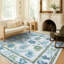 Tapis vert vert Oushak