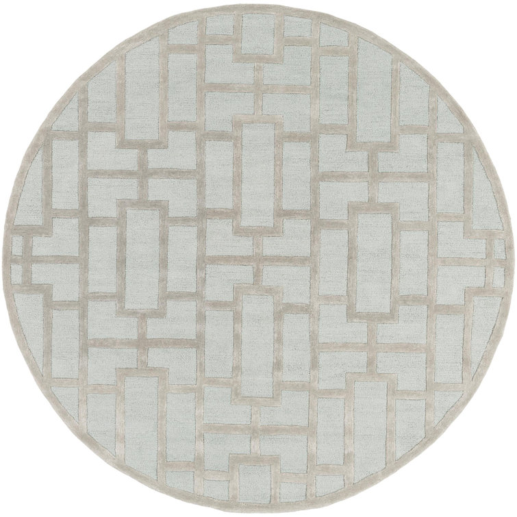 Perpetua Hand Tufted Wool Geometric Indoor Rug