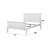 Louis Philippe White Finish Twin Bed