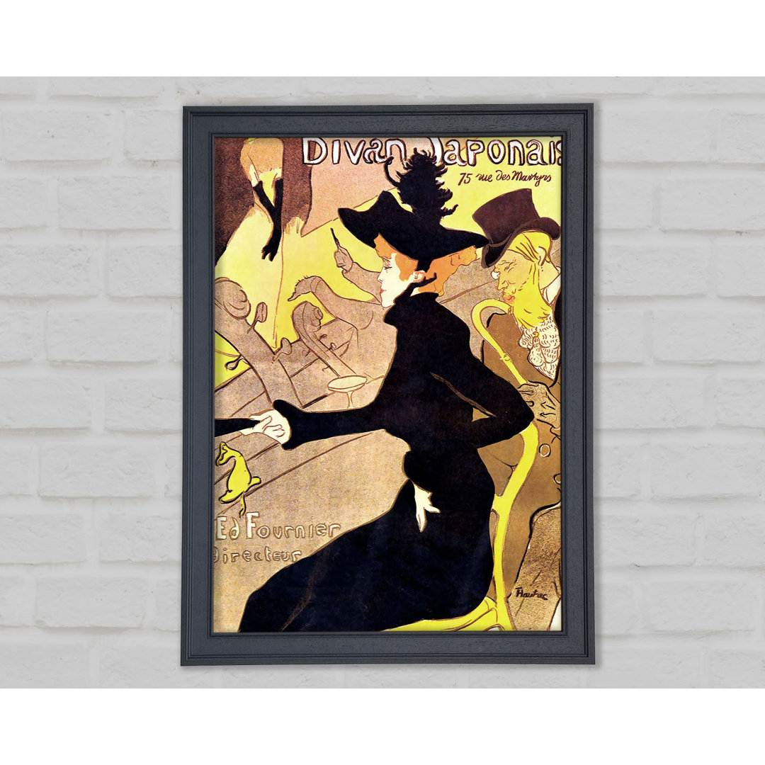 Leinwandbild Japanische Diva von Henri de Toulouse-Lautrec