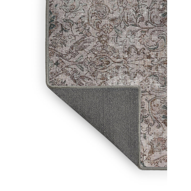 Tapis gris/brun clair traditionnel Wienand, Rectangle 3 pi x 5 pi