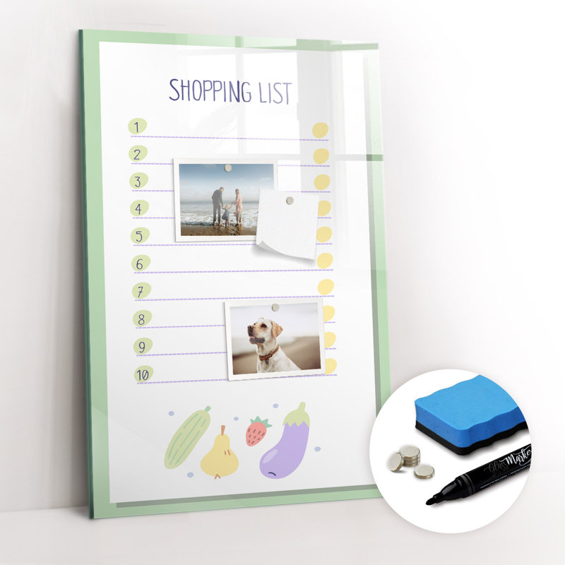 Magnetic Glass Dry Erase Board
