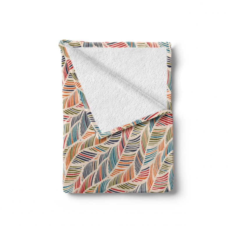 Hand Woven Throw Blanket, 70" W x 90" L