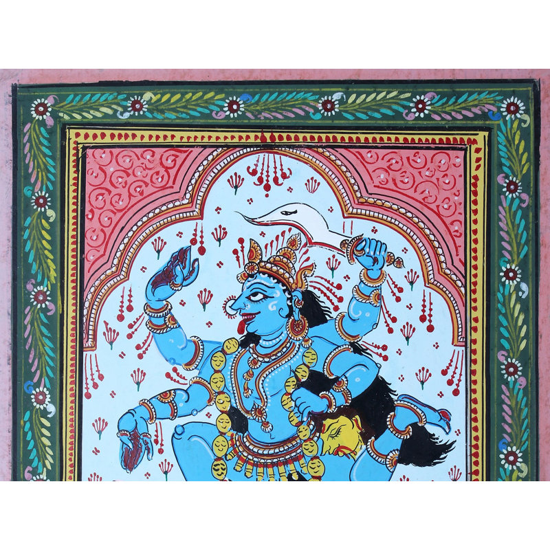 Déesse Kali | Paata, peinture de l'Orissa