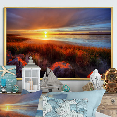 Décoration murale Calm Water At Sunset II - Nautique et bord de mer