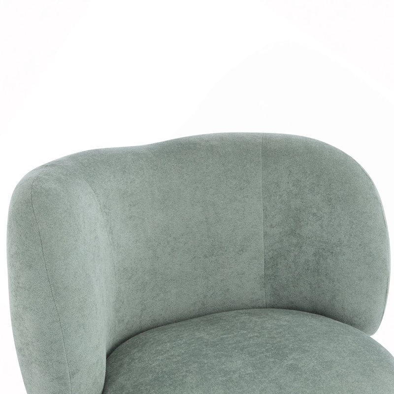 Fauteuil à oreilles Cozy, Polyester vert