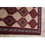 Tapis décoratif en laine de conception unique noué à la main New Age Balouch Ivoire 3 pi 3 po x 6 pi 1 po Bedirhan