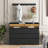 51.18” Wide 6-Drawer Double Dresser With Rgb Led Lights-106754650