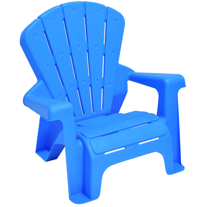 Najera, ensemble rectangulaire pour enfants et chaises, Bleu
