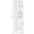 Slim Bathroom Storage Cabinet, Tall Bathroom Cabinet, Linen Tower with Open Shelf, Drawer, Recessed Doors, and Adjustable Shelves, White