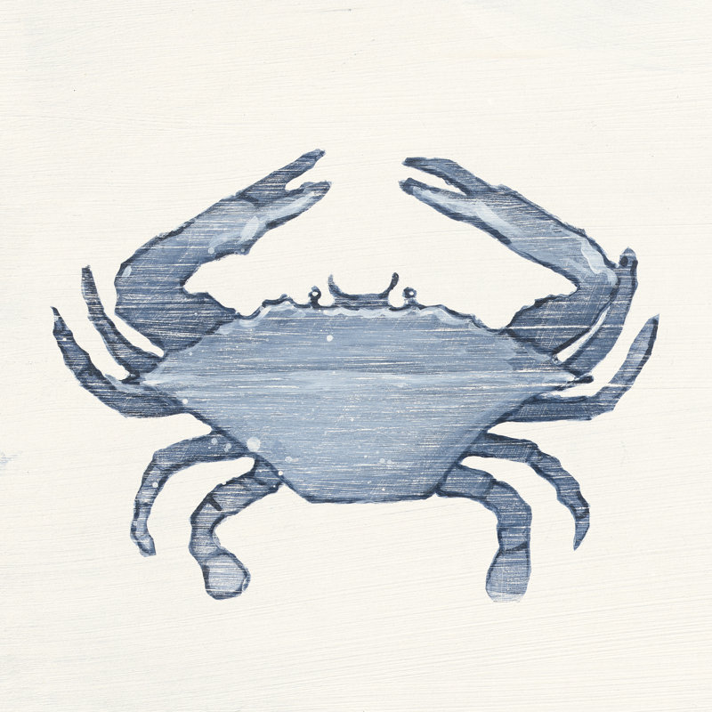 Crab by Avery Tillmon - Wrapped Canvas Painting, 76cm H x 76cm W