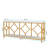 70.9" Extra Long Sofa Table, Industrial Narrow Console Table Behind Couch With Diamond Pattern Metal Frame, 2-Tier Open Storage For Entryway, Living Room, White & Gold