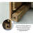 58.27" Brown Rectangular Solid Wood Console Table