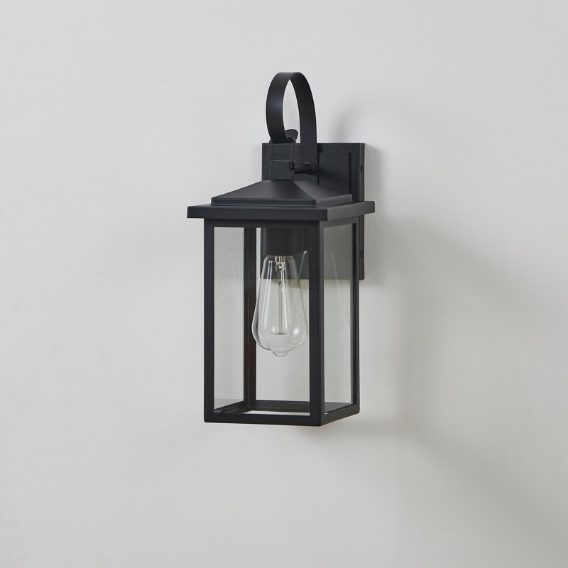 Lanterne murale d'extérieur 1 lumière, H 15,5 po x l 6,5 po x P 7,6 po