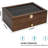 Fine Silverware Box With Glass Lid, 2-Layer Wooden Silverware Chest With Drawer,2 Layer-108372409
