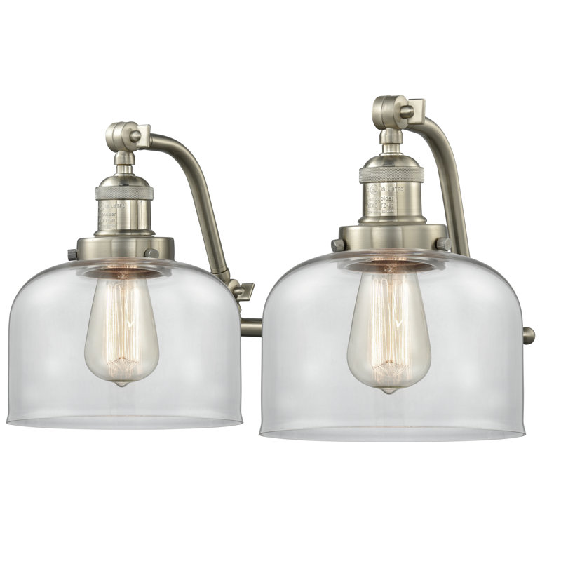 Donahue 2 - Light Dimmable Vanity Light, Brushed Satin Nickel