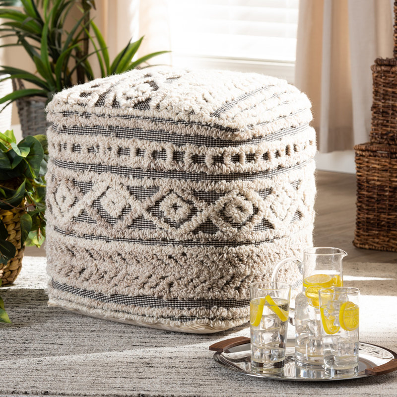 Clinchport Upholstered Pouf