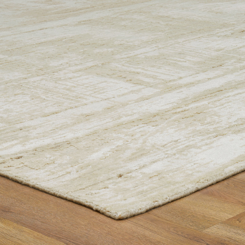 Tapis ivoire tissé à la main Kaiser, Rectangle 12 pi x 15 pi