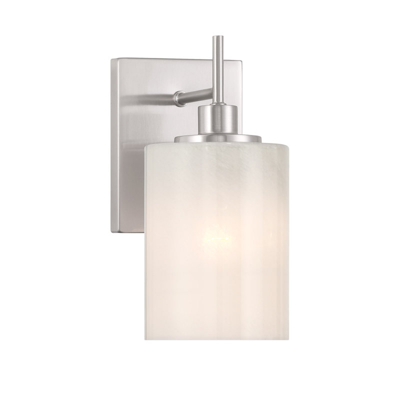 Volkward 1-Light Wall Sconce in Brushed Nickel, Brushed Nickel