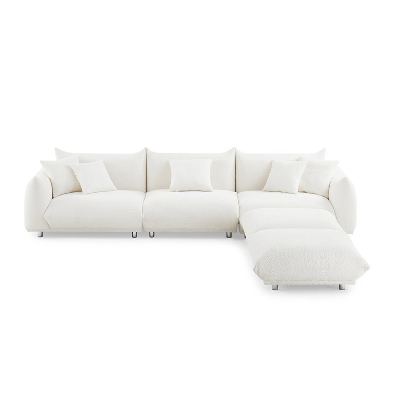 Chris 316.2Cm Round Arms Modular Sofa