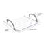 JVL 2 Tier Over Door Drying Rack - 8.5M, White