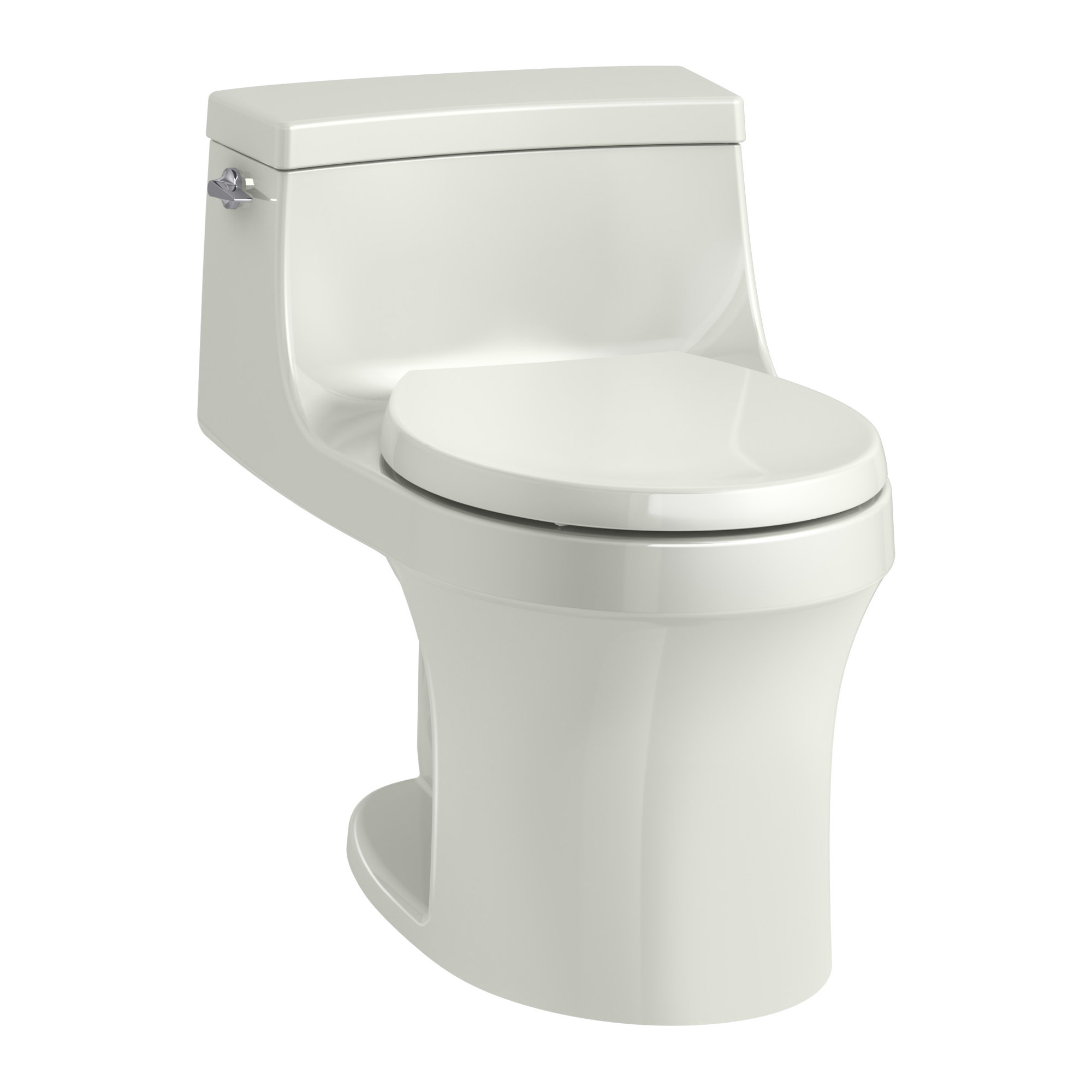 San Souci 1.28 GPF Water Efficient Round One-Piece toilet (Seat Included), Dune