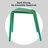 Tropical Cottage Plastic Perforated Back Dining Chair, Stackable Indoor Outdoor Patio Side Chair, Weather-Resistant Seating for Kitchen, Restaurant, Balcony, Porch, Yard, Green-88165267