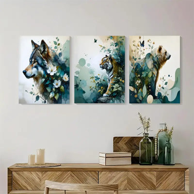 3 Piece Wrapped Canvas Print