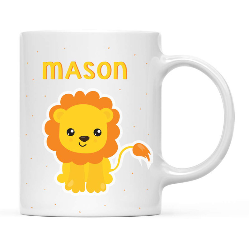 Grande tasse à café pour enfant personnalisé Vickers, Oui