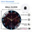 Horloge murale Cyberpunk Tunnel