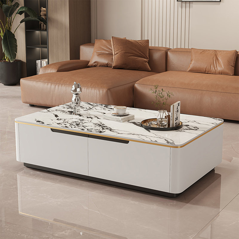 Table basse moderne moderne, H 15 po x L 59,1 po x l 31,5 po