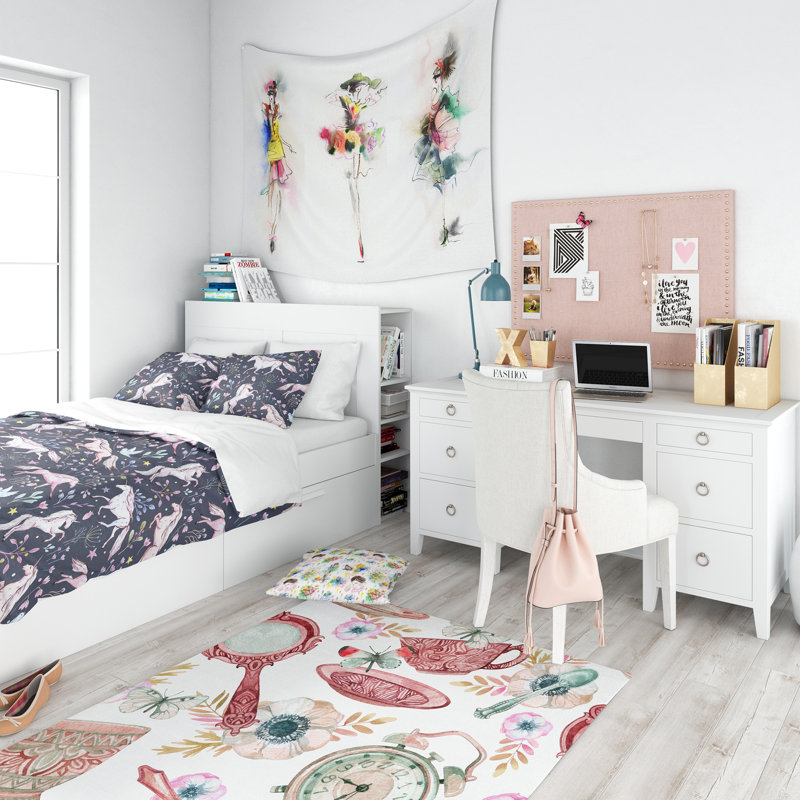 Ensemble de housse de couette modern adolescent, Housse de couette double / grand + 2 taies