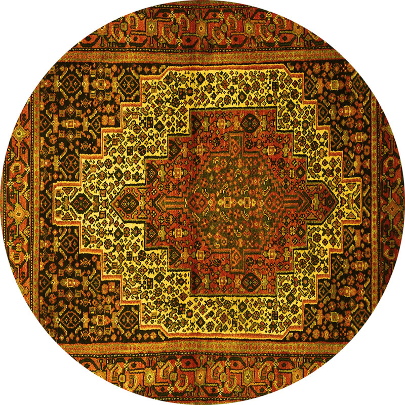 Oriental Indoor Rug, Round 5'