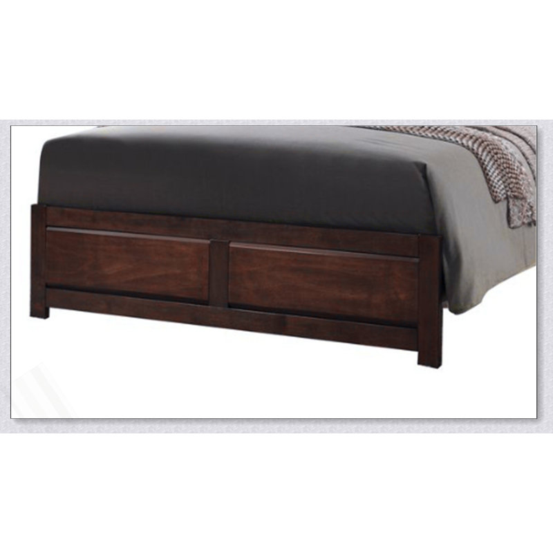 Oberreit Walnut Finish Queen Bed