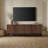 Montello 70in TV Stand for TVs up to 78in with Fluted Doors and Cable Management in Satin Walnut-1980657191