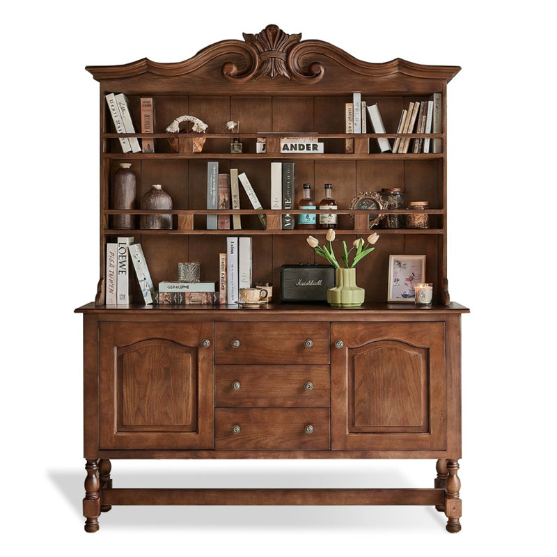 Nut-brown Solid + Manufactured Wood Sideboard