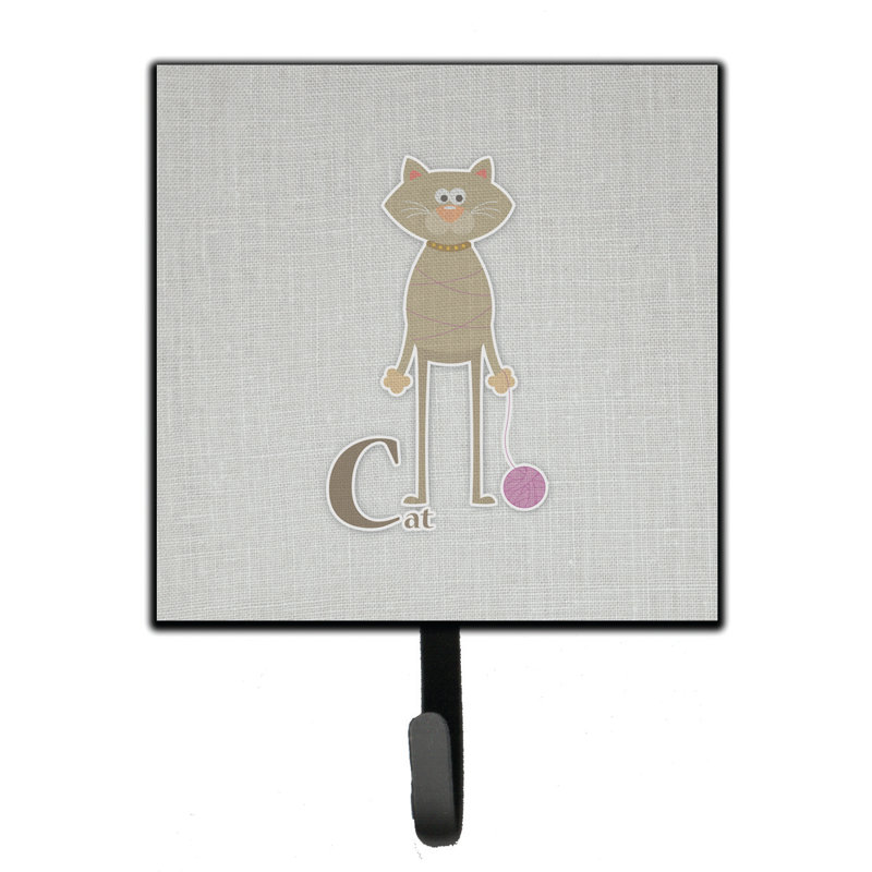 Organisateur de clés murales alphabet c pour chat avec crochets clés Cowan